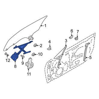 Scion OE - Left Window Regulator