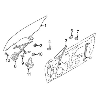 Scion OE - Door - Glass & Hardware