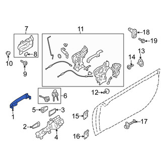 Scion OE - Front Outer Exterior Door Handle
