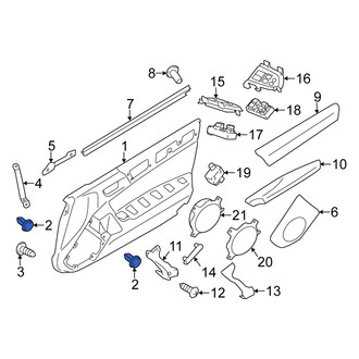 Scion OE - Package Tray Trim Clip