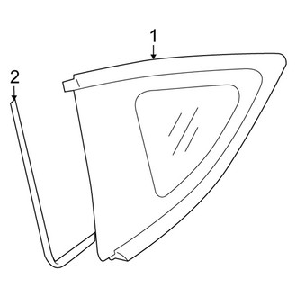 Scion OE - Quarter Panel - Glass