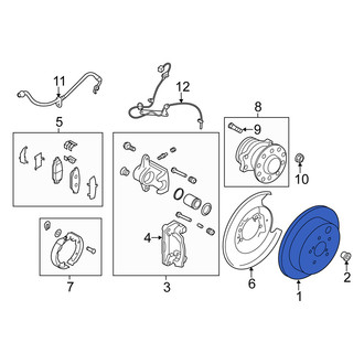 Scion OE - Rear Disc Brake Rotor
