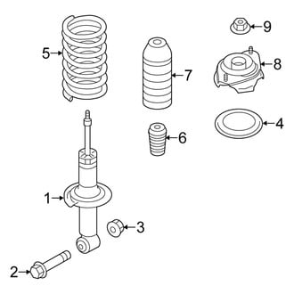 Scion OE - Rear Suspension - Struts & Components