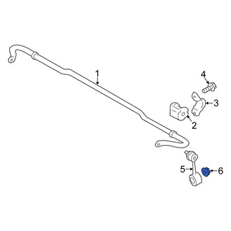 Scion OE - Front Suspension Stabilizer Bar Link Nut