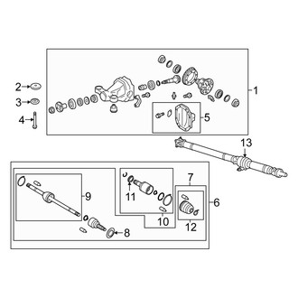 Scion OE - Rear CV Axle Assembly