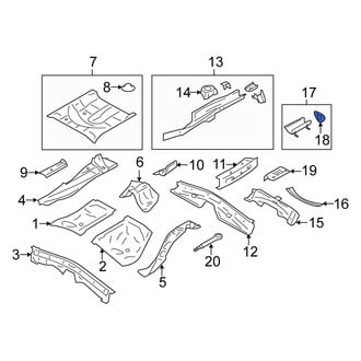 Scion OE - Floor Side Rail Bracket