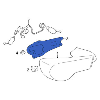 Scion OE - Left Tail Light Gasket