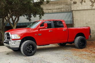 SC10 Black Machined Face on Dodge Ram 2500