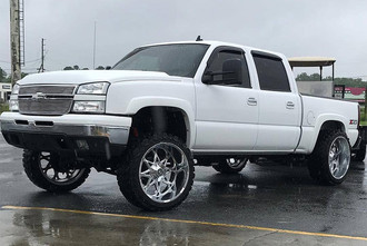SC10 Chrome on Chevy Silverado