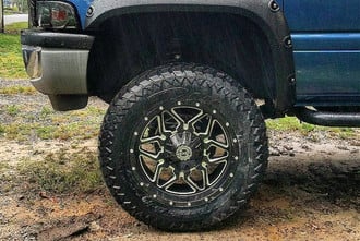 SC16 Black Milled Accents on Dodge Ram