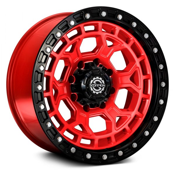 SCORPION Wheels® - NOMAD Candy Red with Black Lip