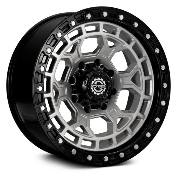 SCORPION Wheels® - NOMAD Silver with Black Lip