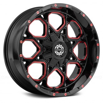 SCORPION® - SC10 Black with Red Milled Accents