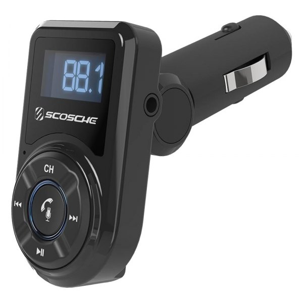 Scosche® - BTFreq™ Bluetooth Hands-Free Kit with FM Transmitter & USB Charger