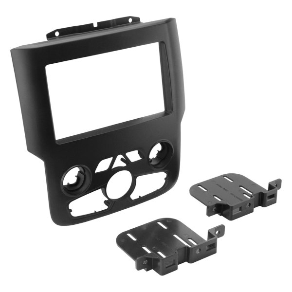Scosche® - Double DIN Black Stereo Dash Kit with 8" Factory Screen