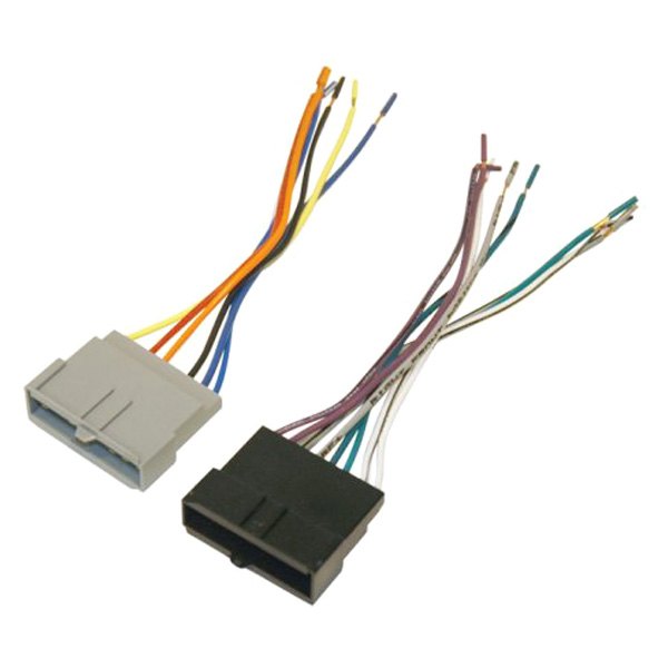 Scosche® - Factory Replacement Wiring Harness with OEM Radio Plug and Provides 4 Speaker Connectors