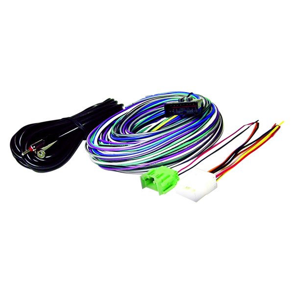 Scosche® - Aftermarket Radio Wiring Harness with OEM Plug and Amplifier Bypass