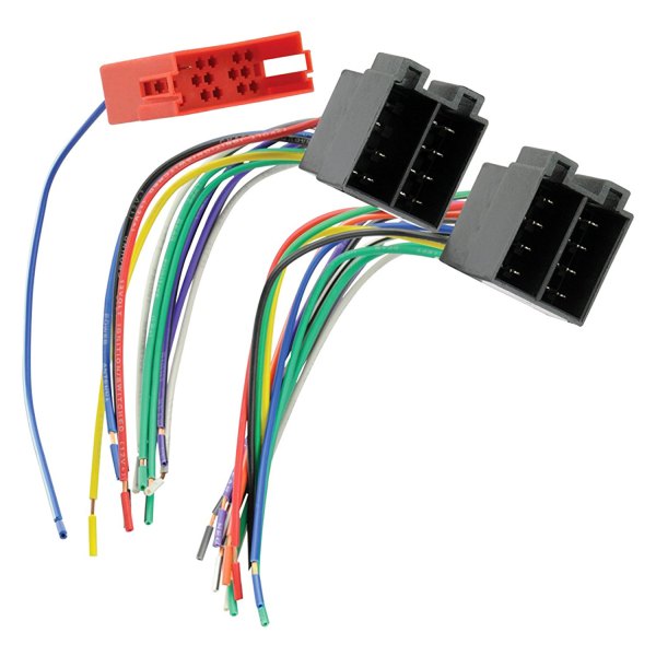 Scosche® - Aftermarket Radio Wiring Harness with OEM Plug and Retain OE Amplifier
