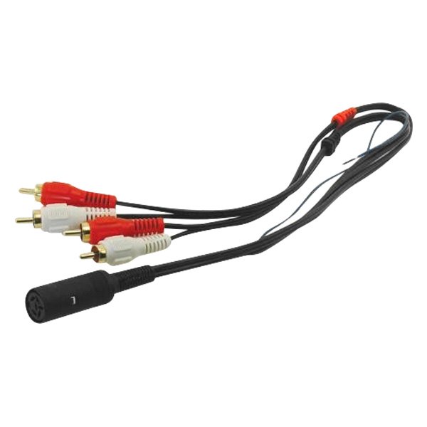Scosche® - Aftermarket Radio Wiring Harness with OEM Plug and Amplifier Integration