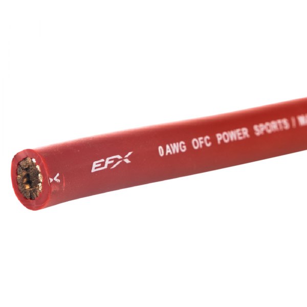 Scosche® - EFX Series 4 AWG Single 60' Red Stranded PVC Power Wire