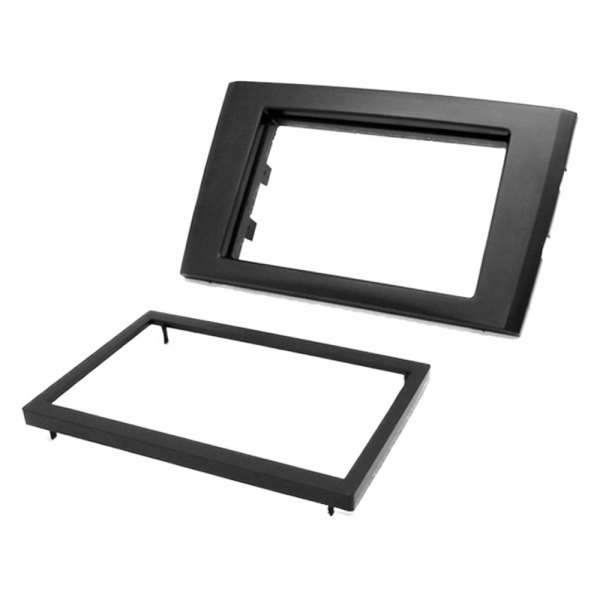 Scosche® - Double DIN Black Stereo Dash Kit with ISO Trim Kit