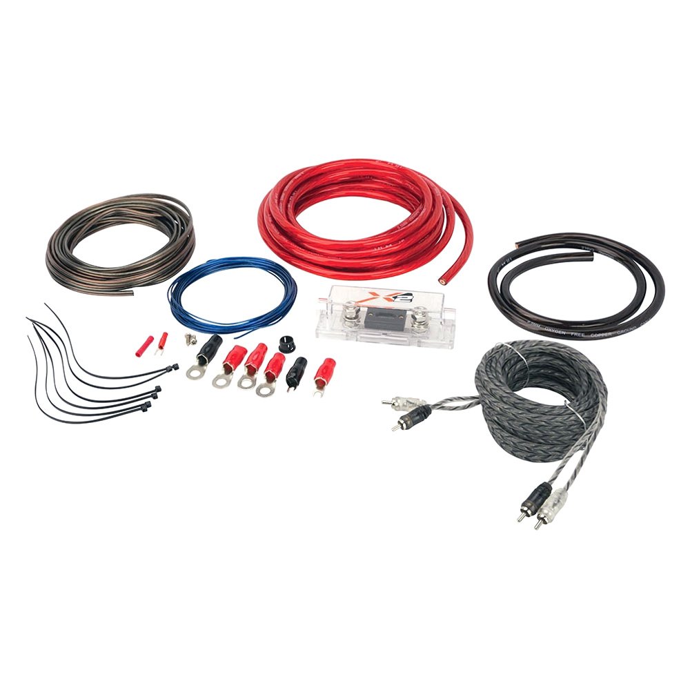 Scosche® X2AKC1200 1200W Single Amplifier Wiring Kit with Fuse