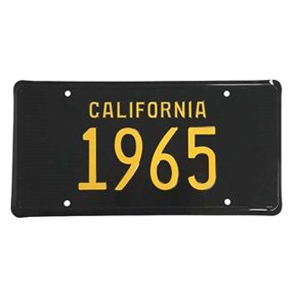 Scott Drake® - California Year Dated License Plate
