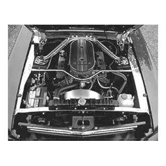 Scott Drake® - Polished Underhood Trim