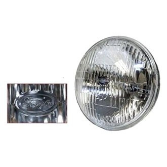 Scott Drake® - Replacement 5 3/4" Round High and Low Beam Chrome Headlight