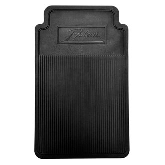Scott Drake® - 1st & 2nd Row Black Full Rubber Floor Mat
