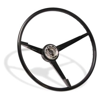 Scott Drake® - 3-Spoke Black Standard Steering Wheel
