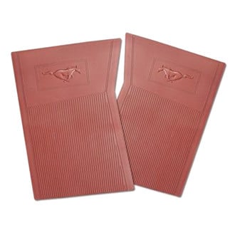Scott Drake® - 1st & 2nd Row Dark Red PVC Pony Floor Mat Set