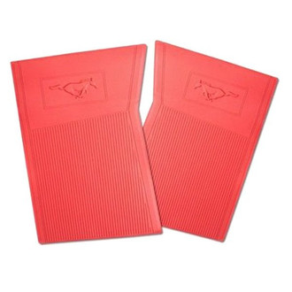 Scott Drake® - 1st & 2nd Row Red PVC Pony Floor Mat Set