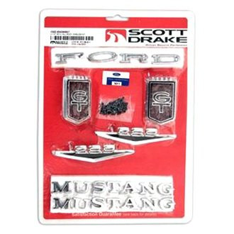 Scott Drake® C5ZZ-65402828GT - Emblem Kit