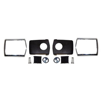 Scott Drake® - Deluxe Seat Belt Buckle Restoration Kit, Chrome