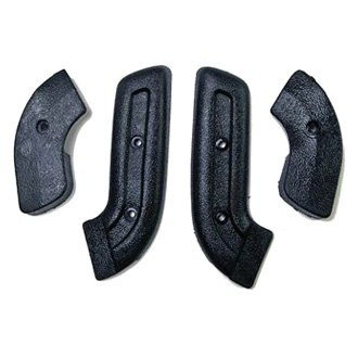 Scott Drake® - Seat Hinge Covers, Black