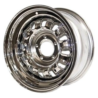 12-Slot Chrome Steel Factory Wheel