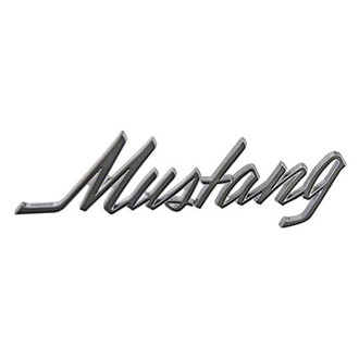 Scott Drake® - Mustang Script Pin On Fender and Trunk Emblem