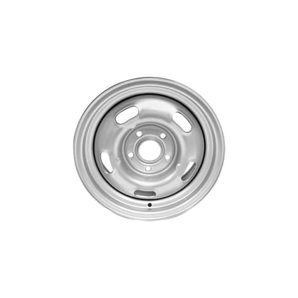 Scott Drake® - 14 x 7 5-Slot Argent Steel Factory Wheel (Replica)