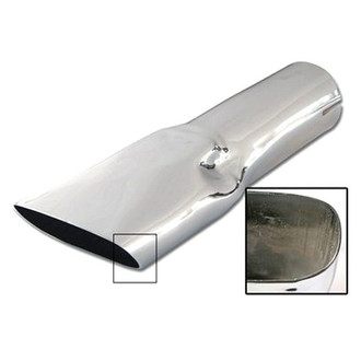 Scott Drake® - 1970 Steel Oval Chrome Exhaust Tip