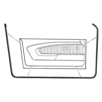 Scott Drake® - Replacement Door Seals