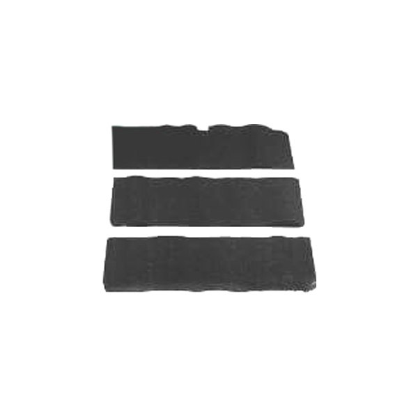 Scott Drake® - Black Fold-Down Seat Carpet