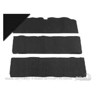 Scott Drake® - Black Fold-Down Seat Carpet