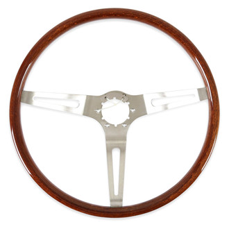 Scott Drake® - 3-Spoke Corso Feroce LT-15 Wood Steering Wheel