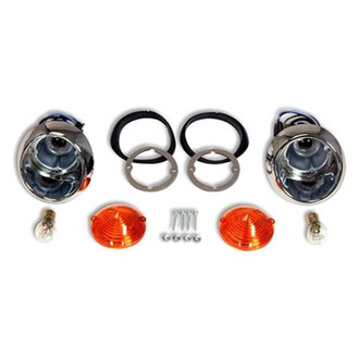 Scott Drake® - Driver and Passenger Side Replacement Turn Signal/Parking Lights Kit