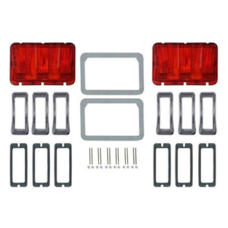 Scott Drake® - Driver and Passenger Side Replacement Tail Light Lenses