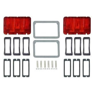 Scott Drake® - Driver and Passenger Side Replacement Tail Light Lenses