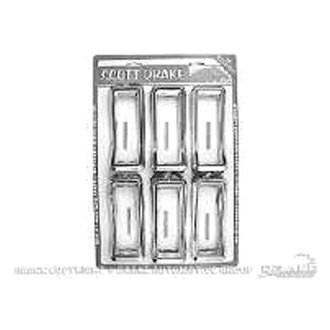Scott Drake® - Tail Light Bezel Kit