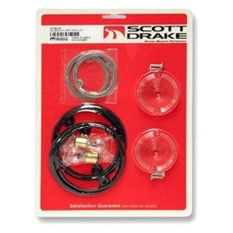 Scott Drake® - Driver and Passenger Side Replacement Backup Light Installation Kit
