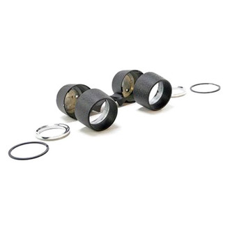 Scott Drake® - 2-5/8" Black Dual Gauge Housing